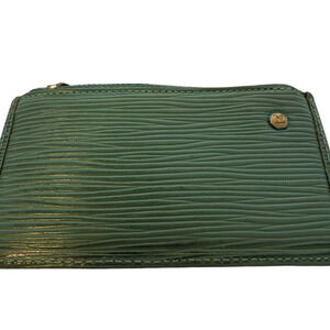 Louis Vuitton Pochette Clés Green Epi Leather Key Pouch